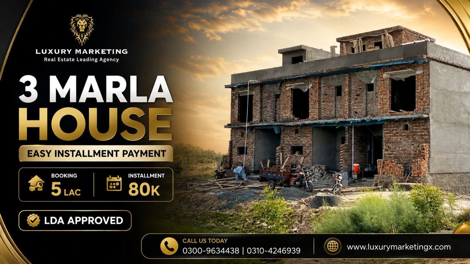 3 Marla House