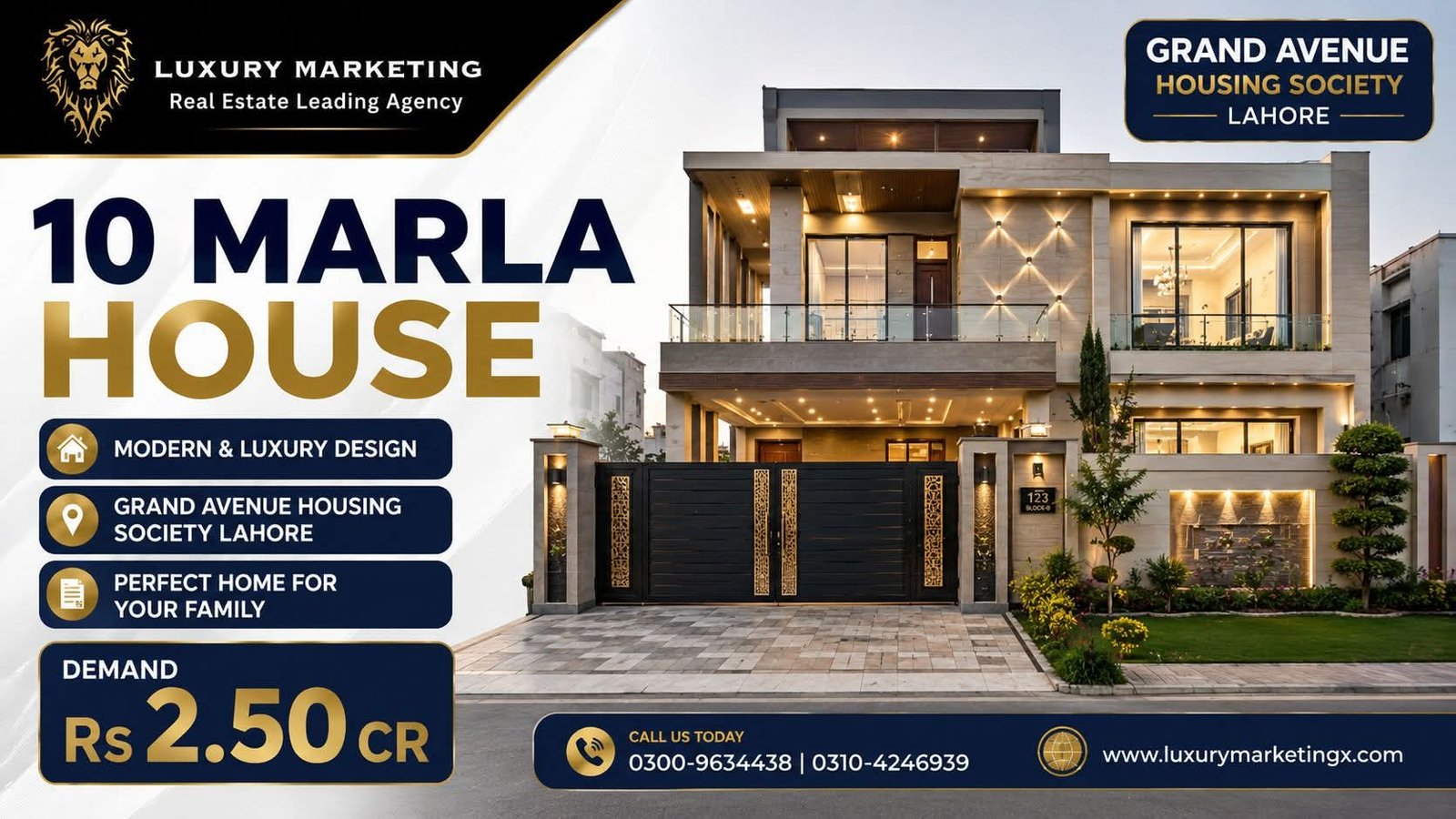 10 Marla House