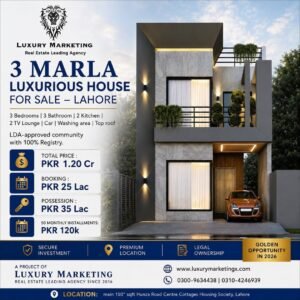 3 Marla House