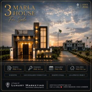 3 Marla House